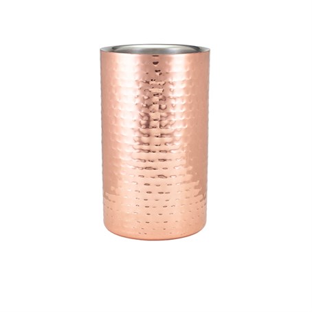 GenWare Hammered Copper Plated Wine Cooler