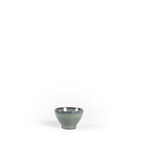 Stone Green Small Footed Bowl