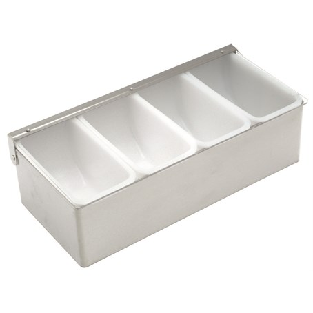 Stainless Steel Dispenser 5 Compartment