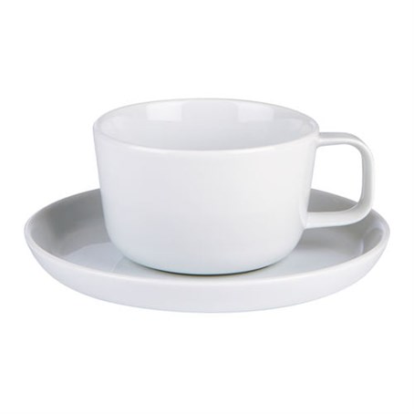 Nordika White Saucer 17cm