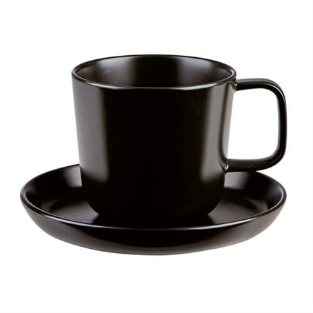 Nordika Black Saucer 15cm