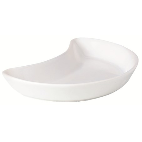 Simplicity White Crescent Salad 20.25cm 8 "