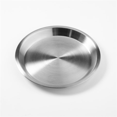 Pie Pan, Stainless Steel, 10-1/8" Diameter