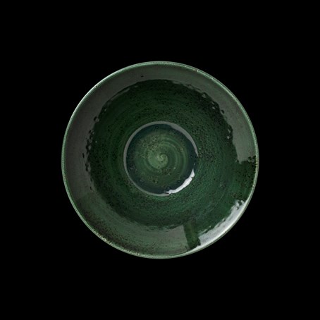 Vesuvius Burnt Emerald Essence Bowl 20.25cm 8 "