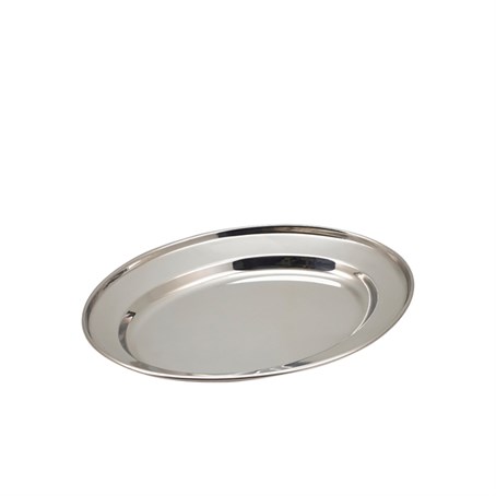 GenWare Stainless Steel Oval Flat 25.5cm/10"