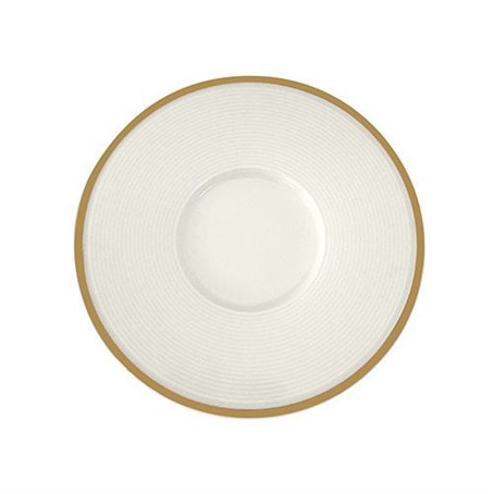 Line Gold Band Saucer 16cm