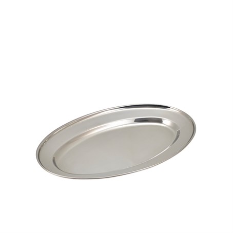 GenWare Stainless Steel Oval Flat 30cm/12"