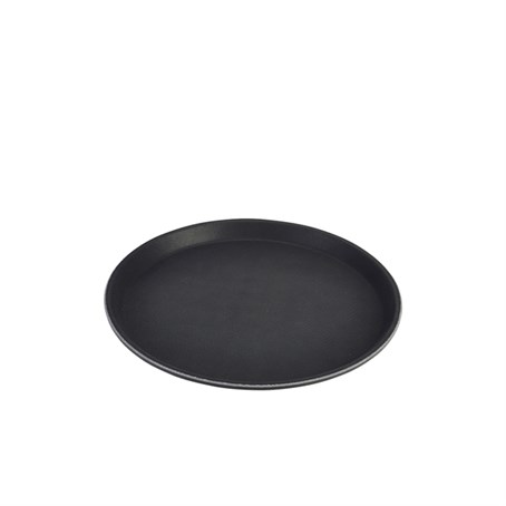 Tray Gengrip Fibreglass Round 14" Black