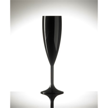 Elite 6.6oz Premium Champagne Flute Black NS