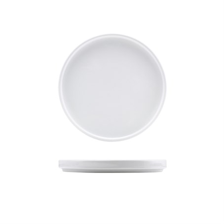 Genware Porcelain Low Presentation Plate 20cm/8"