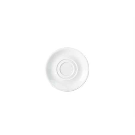 Genware Porcelain Double Well Saucer 15cm/6"