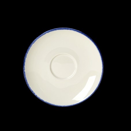 Blue Dapple Saucer  15.25cm 6 "