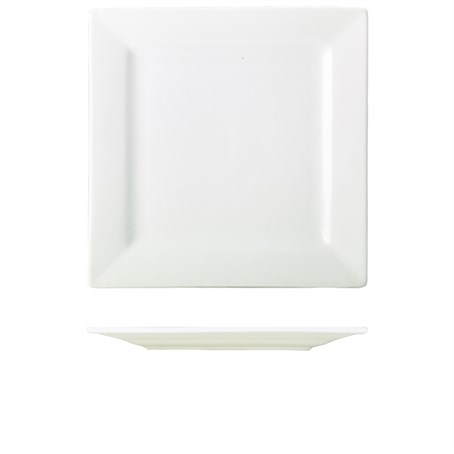 Genware Porcelain Square Plate 30cm/12"