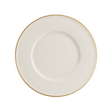 Line Gold Band Plate 25cm