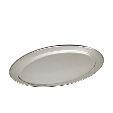 GenWare Stainless Steel Oval Flat 54.5cm/22"