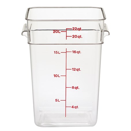 Cambro 20.8L Camwear CamSquare