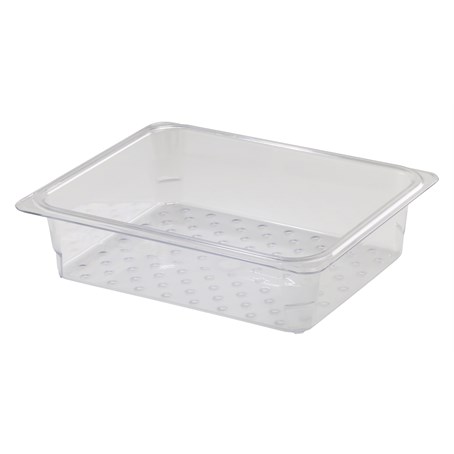 Cambro 76mm Deep 1/2 Clear GN Colander Pan