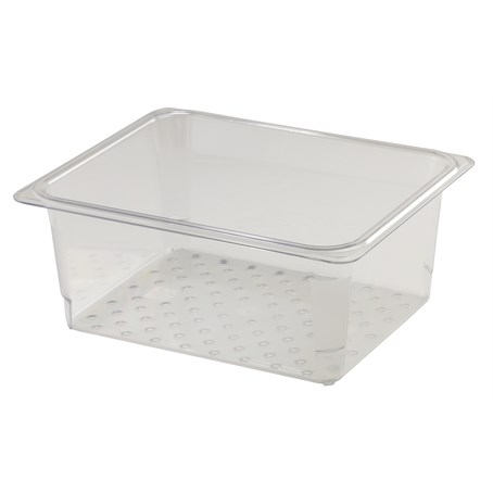 Cambro 127mm Deep 1/2 Clear GN Colander Pan