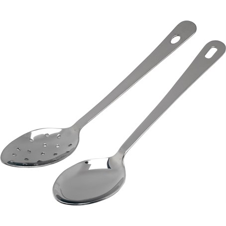 Stainless Steel Serving Spoon 10" With Hanging Hole