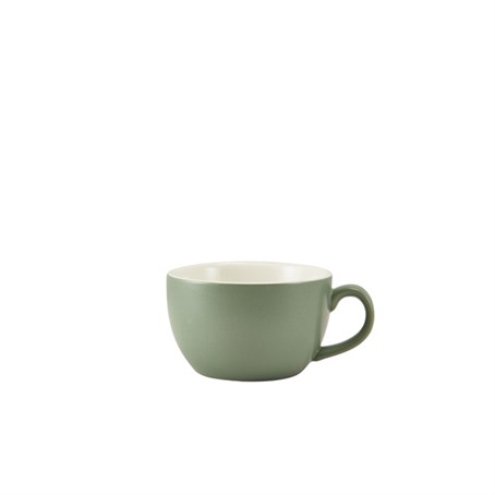 GenWare Porcelain Matt Sage Bowl Shaped Cup 17.5cl/6oz