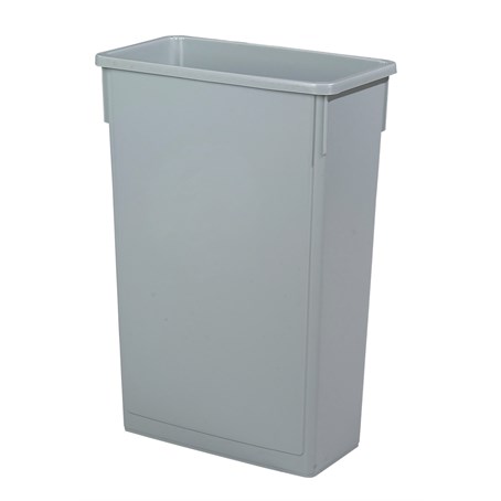 87 Litre Grey Slim Recycling Bin