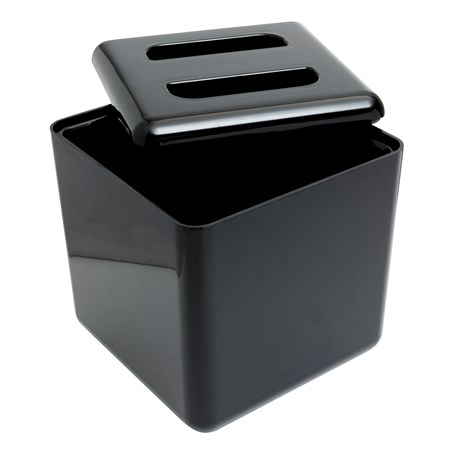 Square Ice Bucket Black