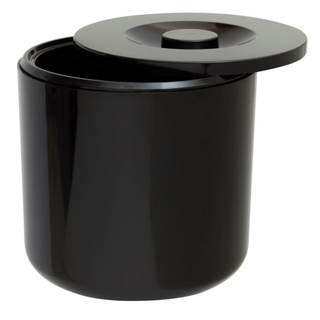 Round Ice Bucket Black