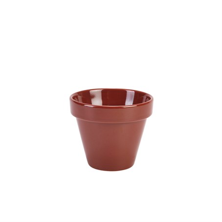 Genware Porcelain Plant Pot 11.5 x 9.5cm/4.5 x 3.75"