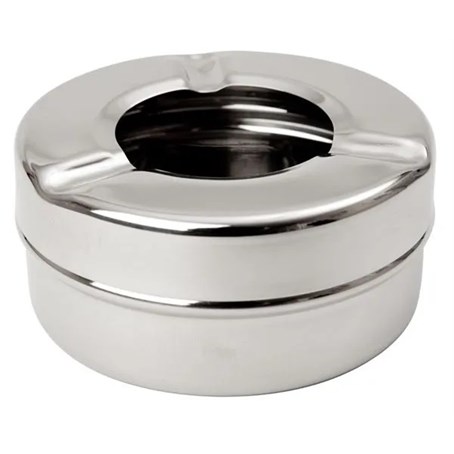 Stainless Steel 3½" Windproof Ashtray