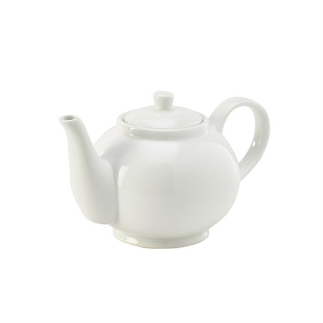 Genware Porcelain Teapot 45cl/15.75oz