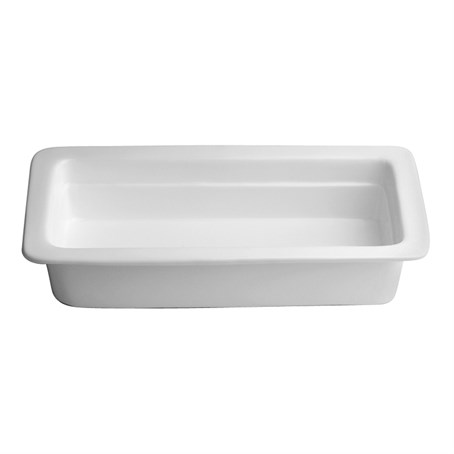 Porcelain 1/1 Food pan For Oblong Roll Top Chafer