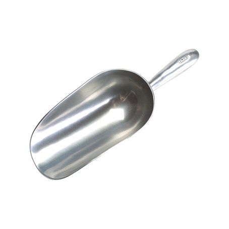 Ice Scoop Large Aluminium 26x10x6.6cm