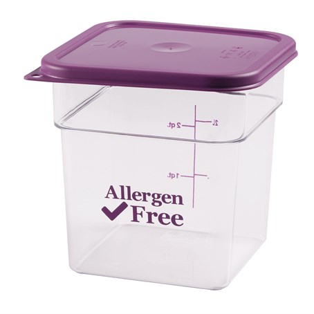 Cambro 3.8L Allergen Square Storage Container