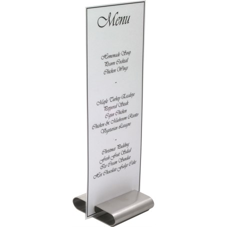 GenWare Stainless Steel Menu Stand