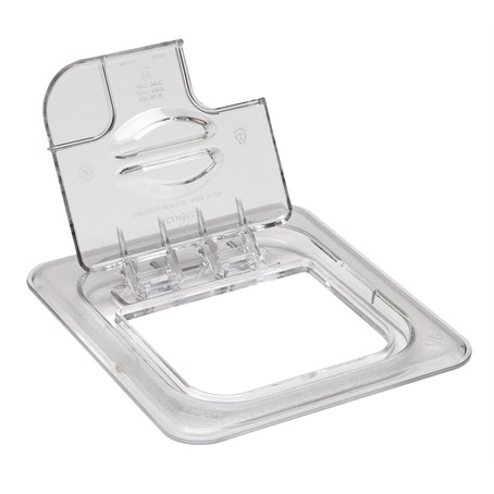 Cambro Clear 1/6 GN Notched FlipLid