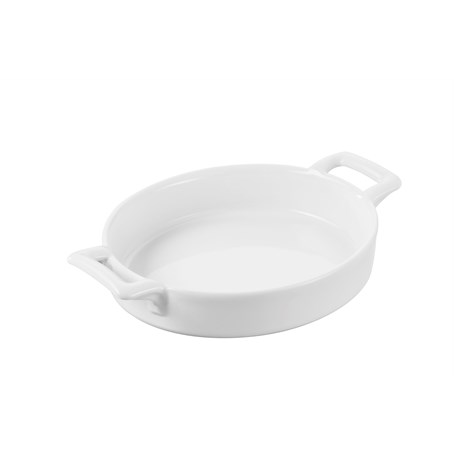 Belle Cuisine Oval Dish 14.5cm White