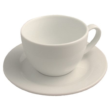 Alaska Cappuccino Cup And Saucer White