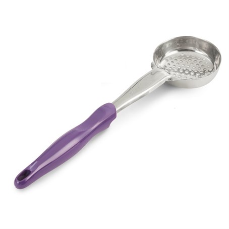 Vollrath Purple Round Perforated Spoodle 4oz