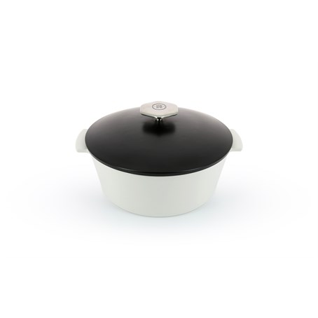 Revolution Round Cocotte 10.25''/26cm Satin Black Induction