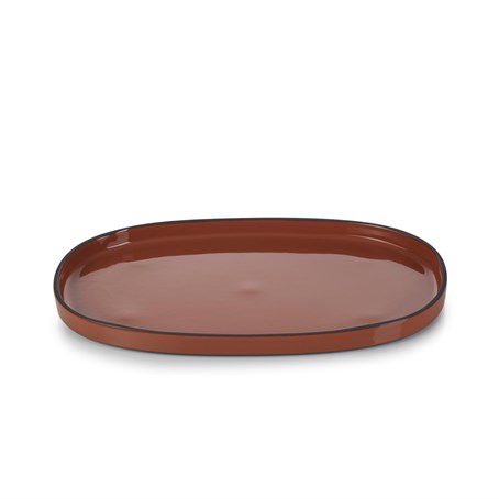 Caractere Oval Plate Cinnamon