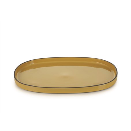 Caractere Oval Plate Turmeric