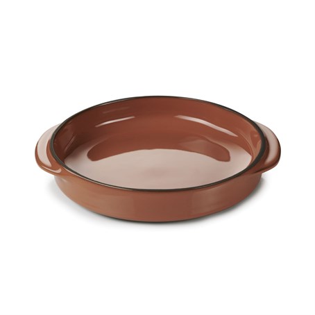 Caractere Round Dish 14cm Cinnamon