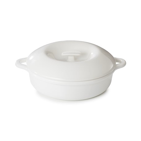 ROUND COCOTTE 31CM INDUCTION WITH PORCELAIN LID