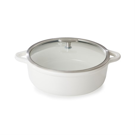 ROUND COCOTTE 29CM INDUCTION WITH GLASS LID