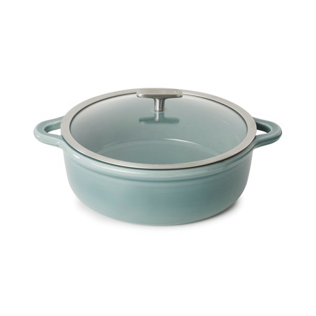 ROUND COCOTTE 29CM INDUCTION WITH GLASS LID