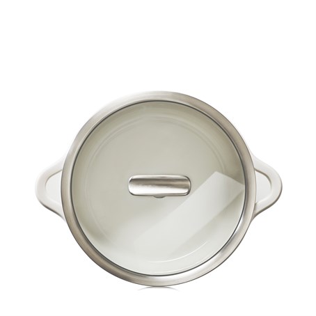 GLASS LID SS-HANDLE FOR COCOTTE 22CM INDUCTION OVEN