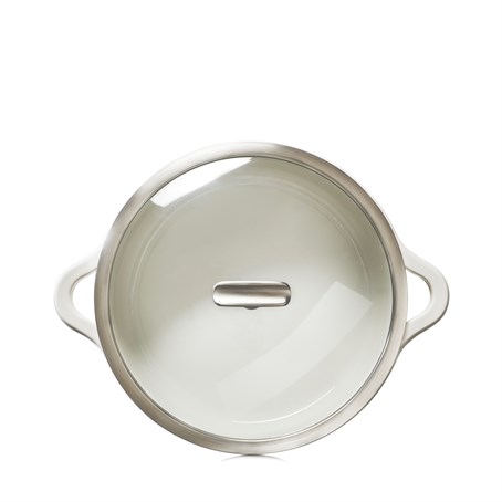 GLASS LID SS-HANDLE FOR COCOTTE 29CM INDUCTION OVEN