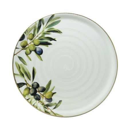 Napoli Olive Pizza Plate 33cm