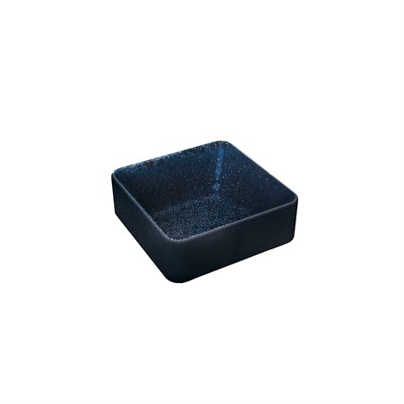 Nara Bowl Deep Square Black 9x9cm