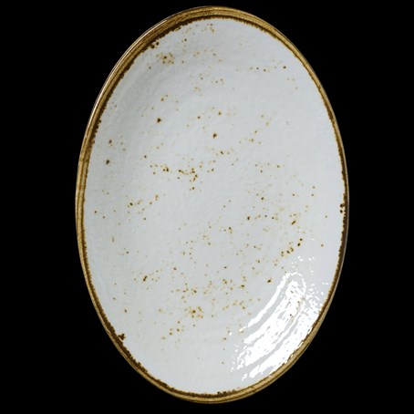 Craft White Dinnerware 8 3/4 x 12 3/4  Oval Platter